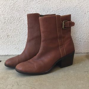 Brown Nine West Ankle Boots
